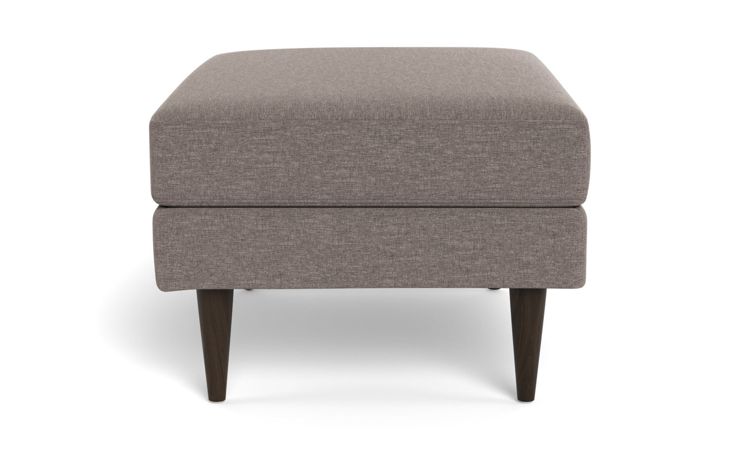 Wallace Untufted Ottoman - Bennett Praline