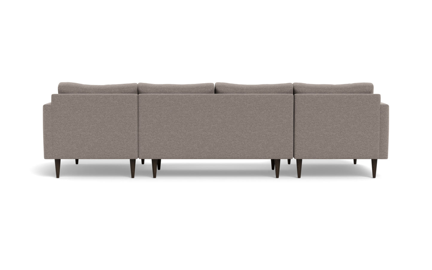 Wallace 126" Untufted Double Chaise U Sectional - Bennett Praline