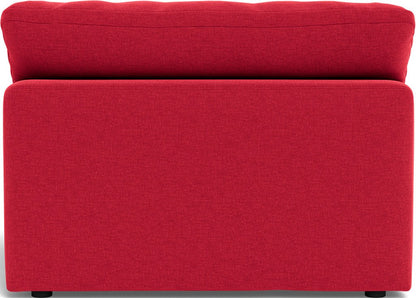 Fluffy Armless Chair - Bennett Red