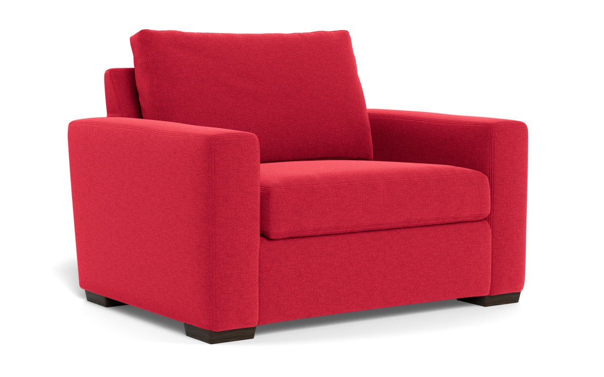 Mesa 52" Arm Chair - Bennett Red