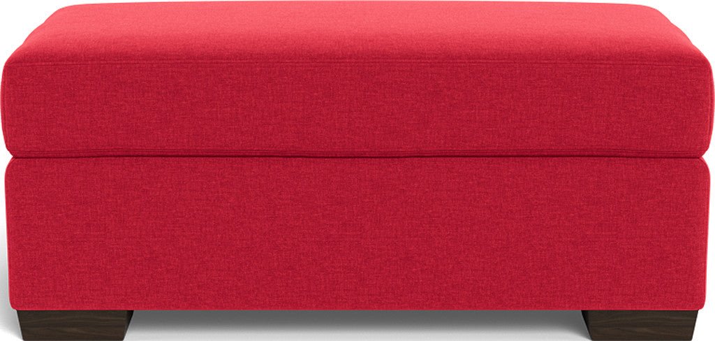Mesa Storage Ottoman - Bennett Red
