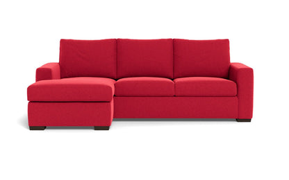 Mesa 101" Reversible Sofa Chaise - Bennett Red