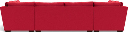 Mesa 154" Condo U Sectional - Bennett Red