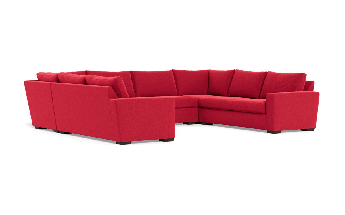 Mesa 154" Condo U Sectional - Bennett Red