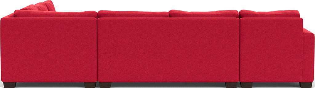 Track 141" Corner Sectionals w. Left Chaise - Bennett Red