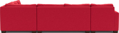 Track 141" Corner Sectionals w. Left Chaise - Bennett Red