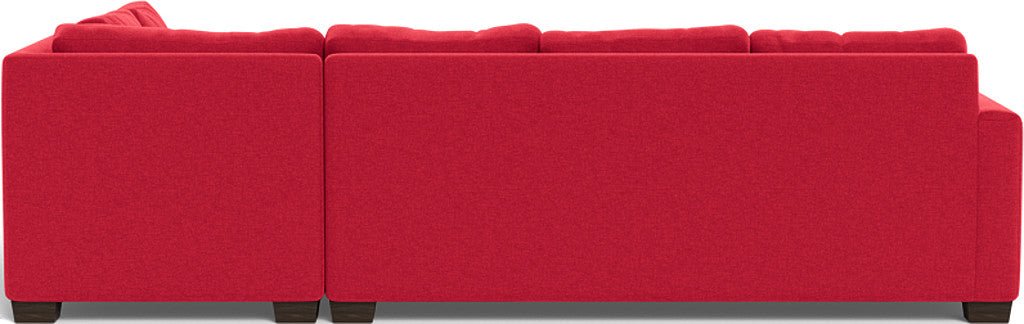 Track 121" Right Chaise Sleeper Sectional - Bennett Red