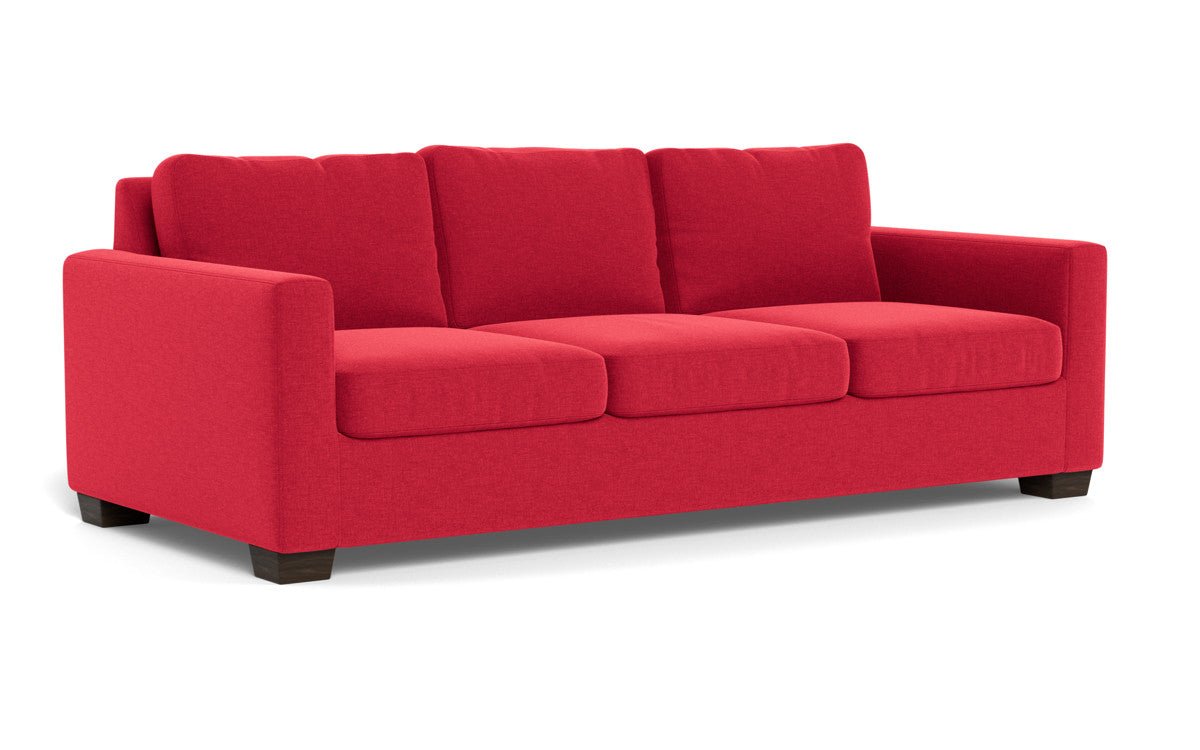 Track 87" Queen Sleeper Sofa - Bennett Red