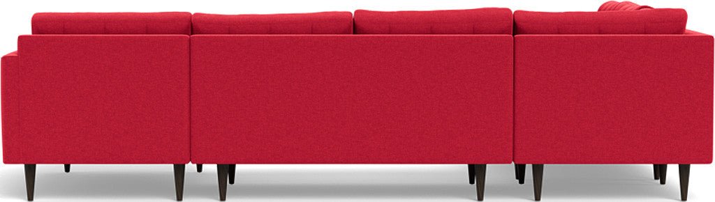 Wallace 130" Corner Sectionals w. Right Chaise - Bennett Red