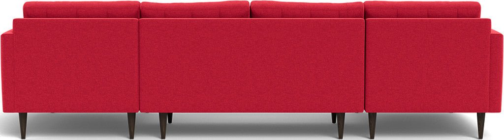 Wallace 126" Double Chaise U Sectional - Bennett Red