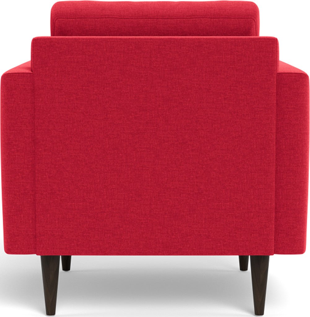 Wallace 34" Untufted Arm Chair - Bennett Red