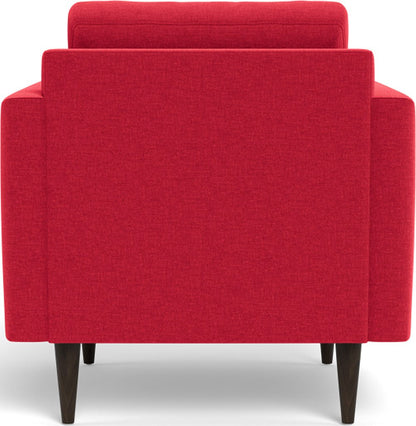 Wallace 34" Untufted Arm Chair - Bennett Red