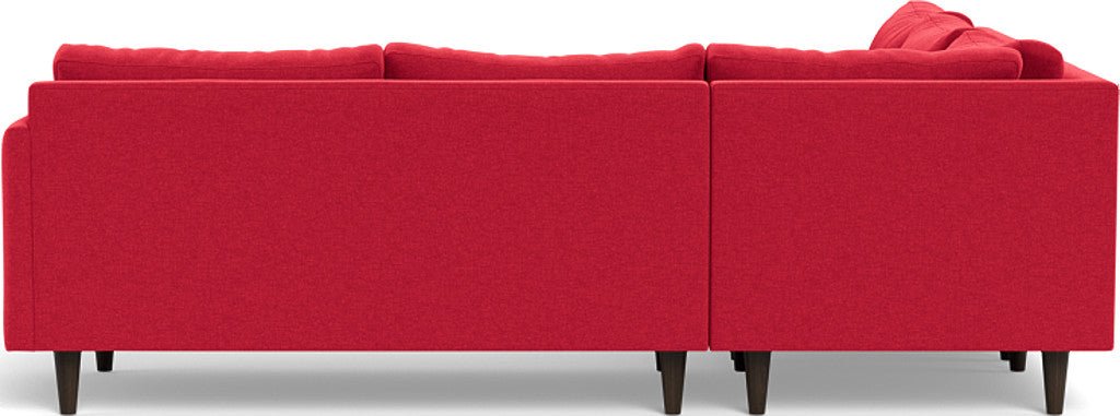 Wallace 102" Untufted Corner Sectional - Bennett Red