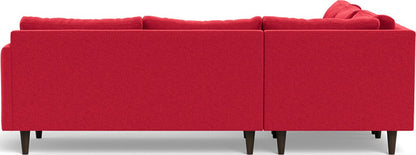 Wallace 102" Untufted Corner Sectional - Bennett Red