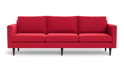 Wallace 98" Untufted Estate Sofa - Bennett Red