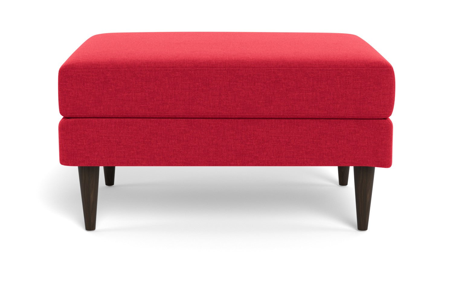 Wallace Untufted Ottoman - Bennett Praline