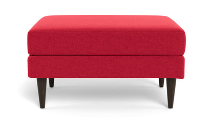 Wallace Untufted Ottoman - Bennett Praline