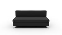 Bonnell Armless Sofa - Superb Gunmetal