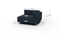 Bonnell Corner Unit - Elliot Pebble