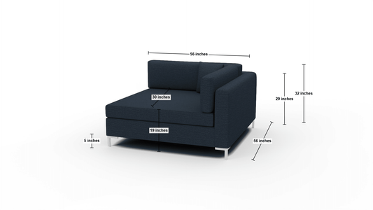Bonnell Corner Unit - Elliot Pebble