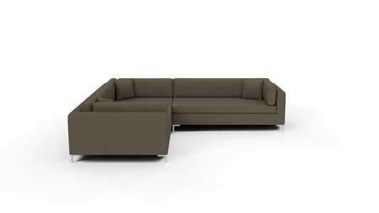 Bonnell 137" Double Cuddler Left Corner Sectional - Bellatrix Twig