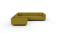 Bonnell 137" Double Cuddler Left Corner Sectional - Dream Apple