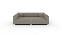 Bonnell 112" Double Cuddler Sofa - Cordova Mineral
