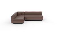 Bonnell 119" Left Corner Armless Sectional - Amigo II Dusk