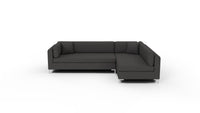 Bonnell 124" Right Chaise Sectional - Curious Charcoal