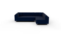Bonnell 124" Right Chaise Sectional - Superb Cobalt