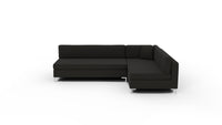 Bonnell 119" Right Corner Armless Sectional - Dream Onyx