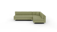 Bonnell 119" Right Corner Armless Sectional - Elliot Celadon