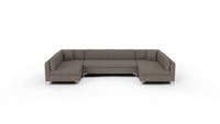 Bonnell 162" U Armless Sectional - Cordova Eclipse