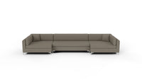 Bonnell 188" U Cuddler Sectional - Cordova Mineral