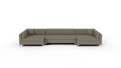 Bonnell 188" U Cuddler Sectional - Cordova Mineral