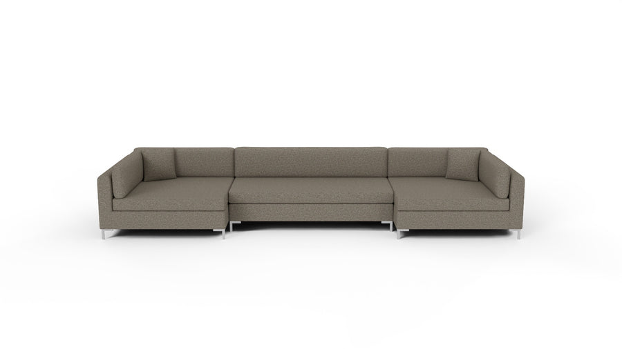 Bonnell 188" U Cuddler Sectional - Cordova Mineral