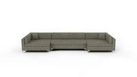 Bonnell 188" U Cuddler Sectional - Nepal Olive