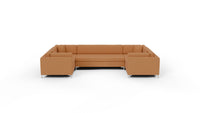 Bonnell 162" U Sectional - Nepal Clay