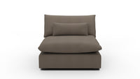 Bouldin Armless Chair - Dream Chocolate