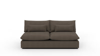 Bouldin Armless Sofa - Dream Chocolate