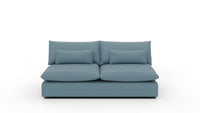 Bouldin Armless Sofa - Sorrento Ocean