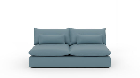 Bouldin Armless Sofa - Sorrento Ocean