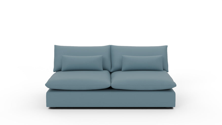 Bouldin Armless Sofa - Sorrento Ocean