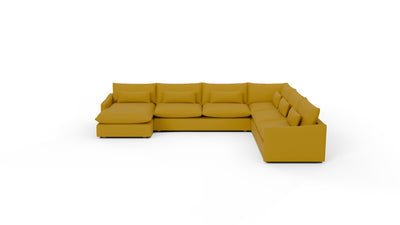 Bouldin 163" Corner Sectional W. Laf Chaise - Sorrento Sunflower