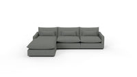 Bouldin 126" Laf Chaise Sectional - Curious Evergreen