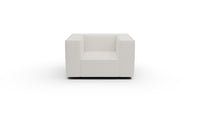 Brentwood 48" Leather Arm Chair - Tribeca Cream