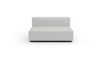 Brentwood 56" Leather Armless Loveseat - Tribeca Chelsea