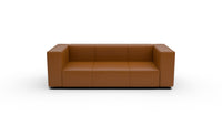 Brentwood 92" Leather Sofa - Clive Cinnamon