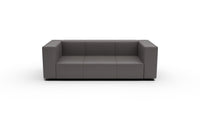 Brentwood 92" Leather Sofa - Tribeca Quarry
