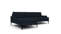 Barton Springs 106" Laf Chaise Sectional - Curious Eclipse